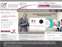 Tablet Screenshot of entreprises.ca-illeetvilaine.fr